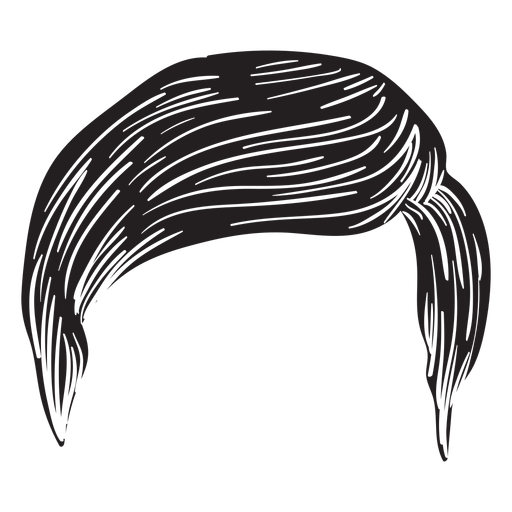 Regular men hair icon - Transparent PNG & SVG vector