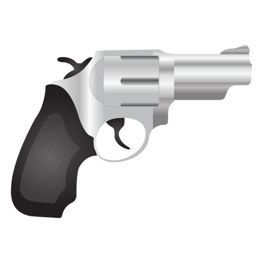 Detailliertes Revolver-Symbol PNG-Design