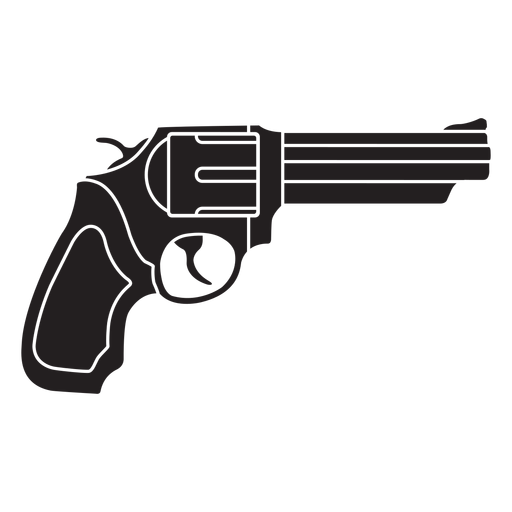 Revolver flat icon PNG Design