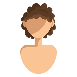 Short curly hair icon Transparent PNG
