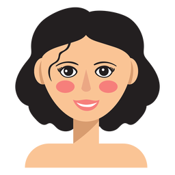 Avatar de mulher de cabelo curto Desenho PNG
