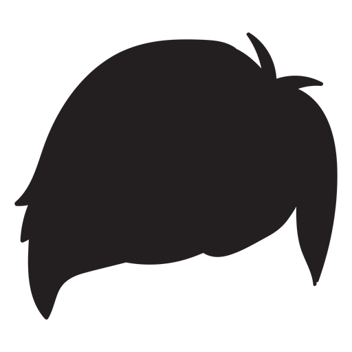 Download Side fringe men hair silhouette - Transparent PNG & SVG ...