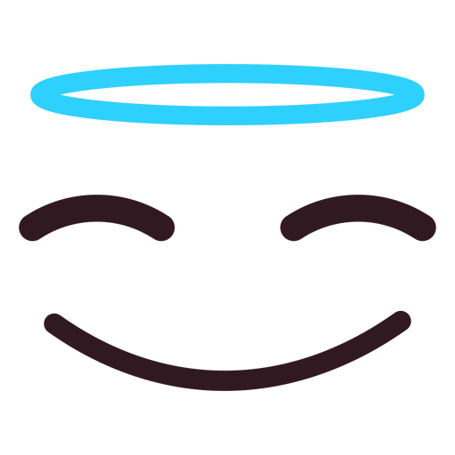 Design PNG E SVG De Rosto De Emoticon Confuso Simples Para Camisetas