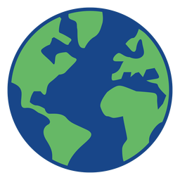 earth globe flat icon transparent png svg vector file earth globe flat icon transparent png