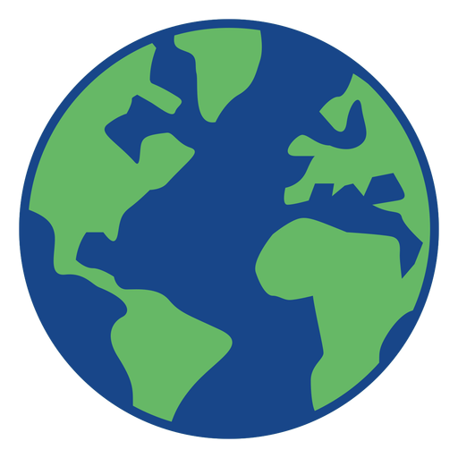 Simple earth icon PNG Design
