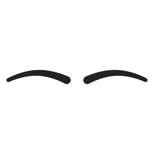 Simple emoticon closed eyes Transparent PNG & SVG vector file