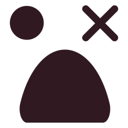 Simple emoticon face icon PNG Design