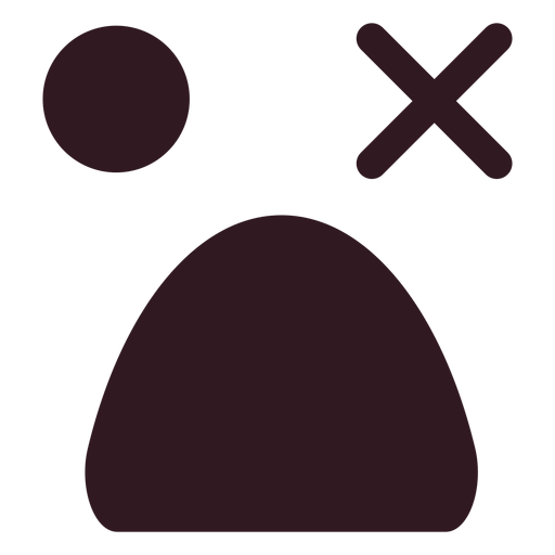 Einfaches Emoticon-Gesichtssymbol PNG-Design