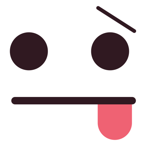 Simple Scared Emoticon Face PNG & SVG Design For T-Shirts