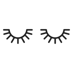 Emoticon sonolento de olhos fechados Desenho PNG