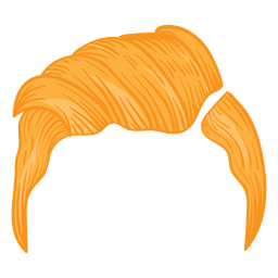 Slicker back men hair illustration PNG Design