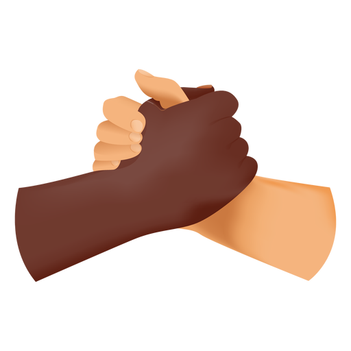 Soul brother handshake icon PNG Design