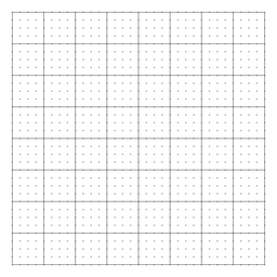 Quadratisches Punktgitterdesign PNG-Design