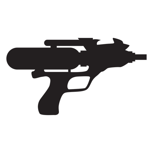 Squirt gun silhouette