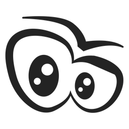 Dibujos animados de ojos sospechosos sospechosos Dibujos animados de ojos sospechosos sospechosos