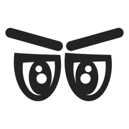 Olhos de emoticon cansados Desenho PNG Transparent PNG