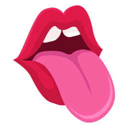 Tongue out mouth icon