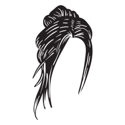 Icono de pelo trenzado moño Transparent PNG