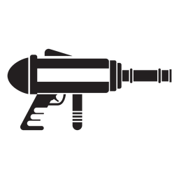 Water blaster black and white PNG Design