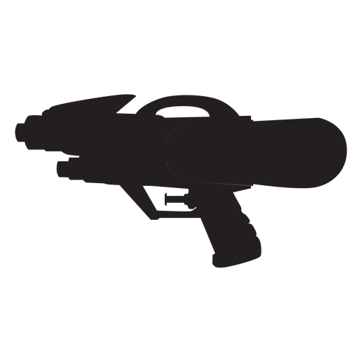 Silueta de pistola de agua Diseño PNG