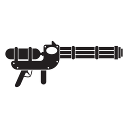 Water gun toy flat icon