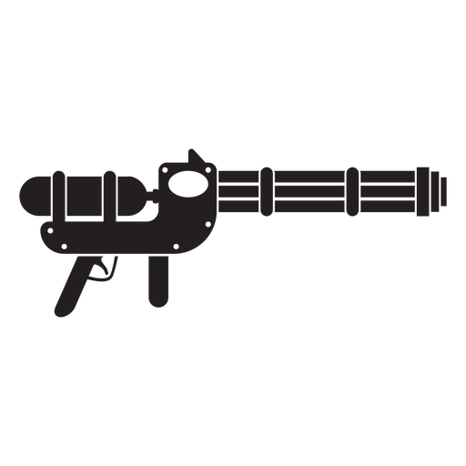 Icono plano de juguete de pistola de agua Diseño PNG