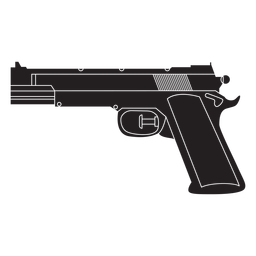 Water pistol flat icon