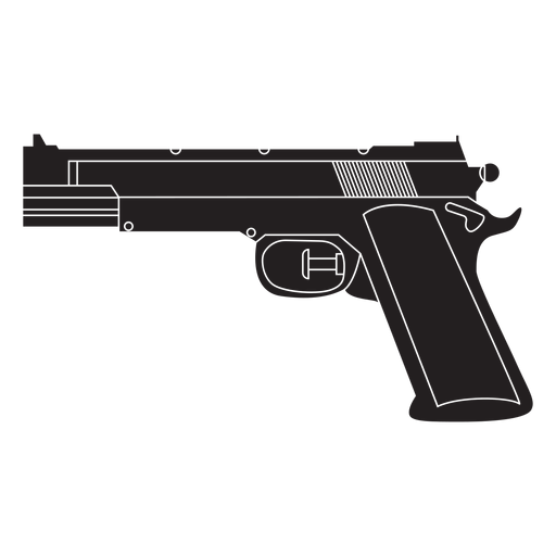 Ícone plano de pistola de água Desenho PNG