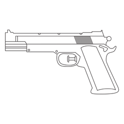 Water Pistol Stroke Icon PNG & SVG Design For T-Shirts