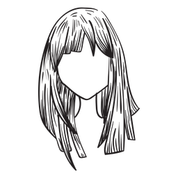 Design PNG E SVG De Ícone De Cabelo De Mulher Loira Para Camisetas