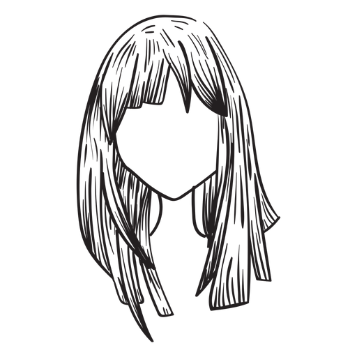 Boceto de cabello corto  Cabelo de anime, Desenho de cabelo