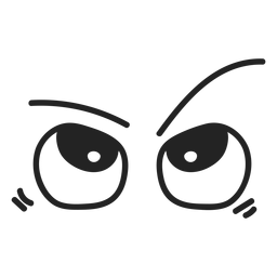 Wonder Emoticon Augen PNG-Design