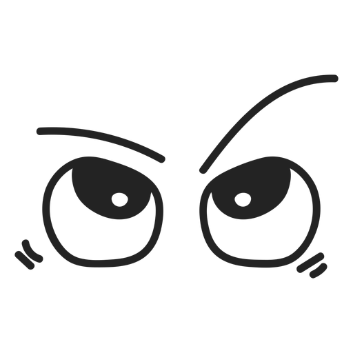 Wonder emoticon eyes PNG Design