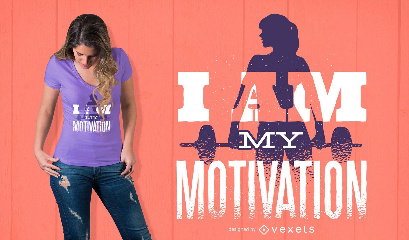 I Am My Motivation T-shirt Design 