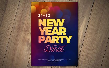 Light Bokeh Ano Novo Lettering Design Light Bokeh Ano Novo Lettering Design