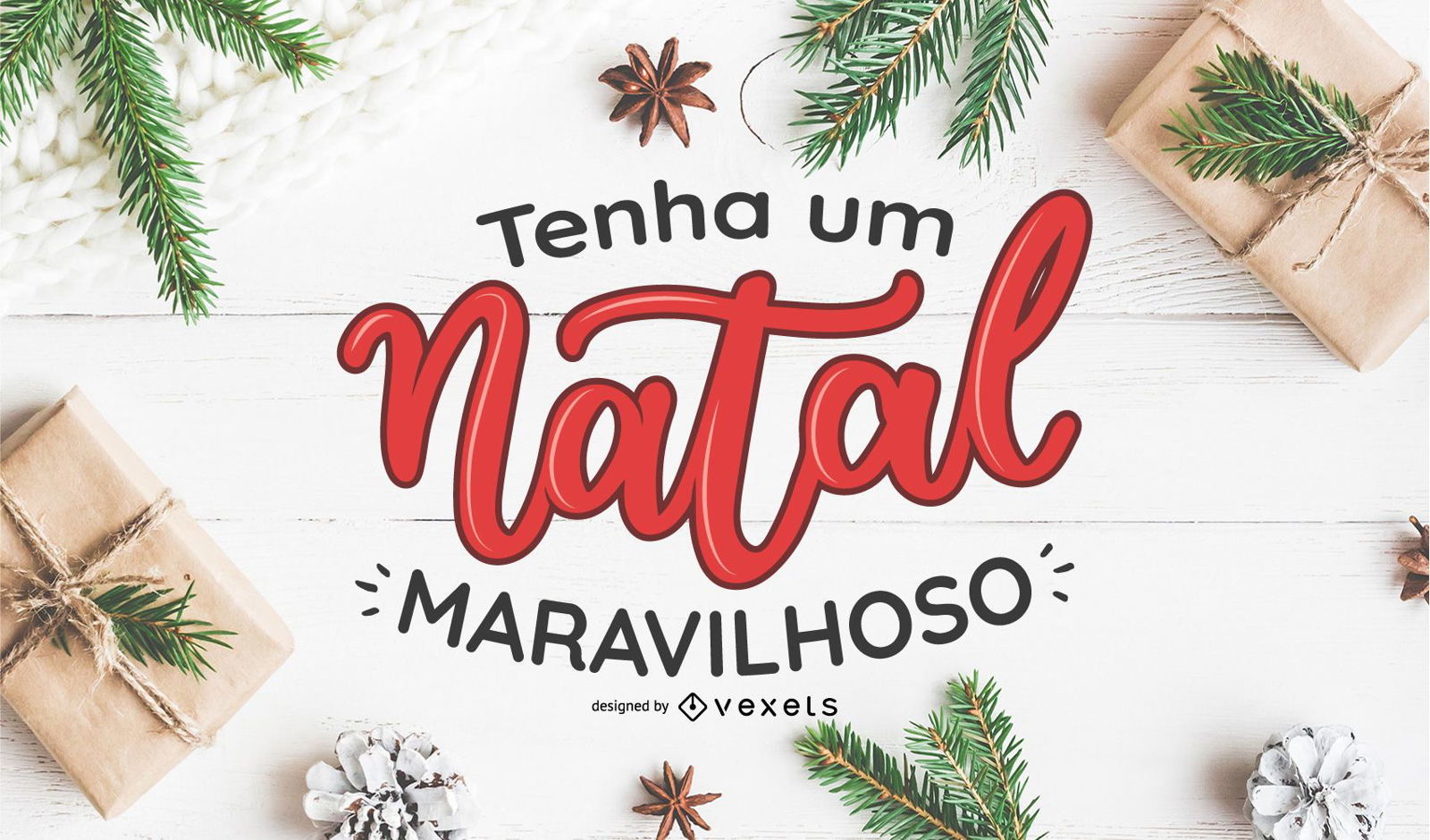 Tenha Um Natal Maravilhoso Design