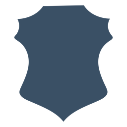 Badge heraldry silhouette PNG Design