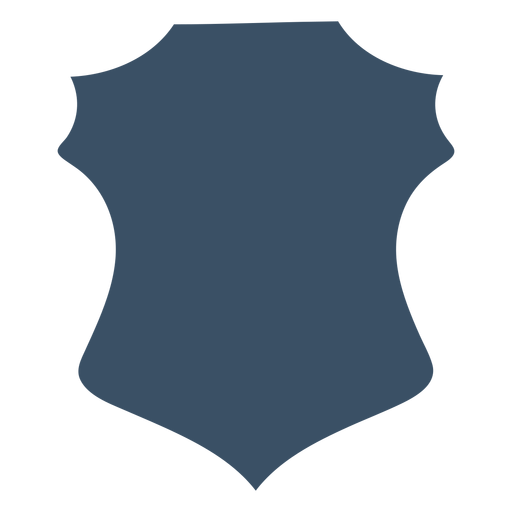 Badge heraldry silhouette PNG Design