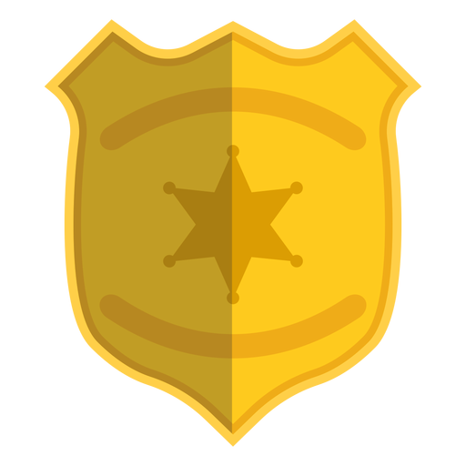 Badge illustration police PNG Design