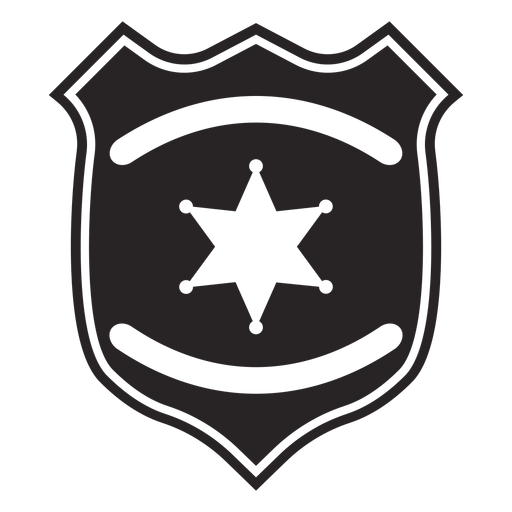 Silhueta do emblema Desenho PNG