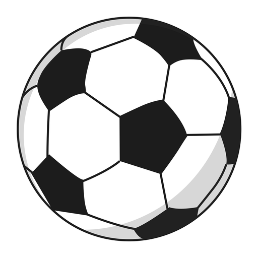 Ilustração do pentágono de bola de futebol Desenho PNG