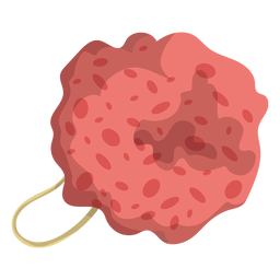 Ilustración de esponja de baño Diseño PNG