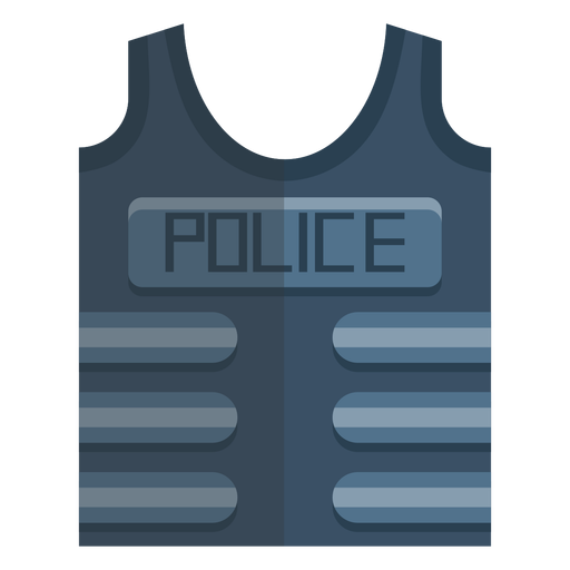 Bullet proof vest flak jacket illustration PNG Design