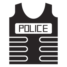 Chaqueta antibalas chaleco antibalas silueta Diseño PNG