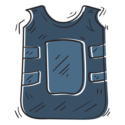 Bullet proof vest illustration PNG Design