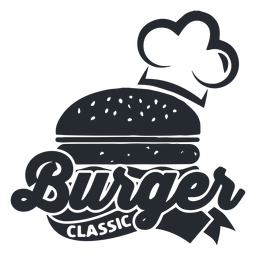 Burger logo logotype PNG Design