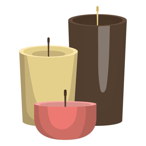 Candle wax illustration PNG Design