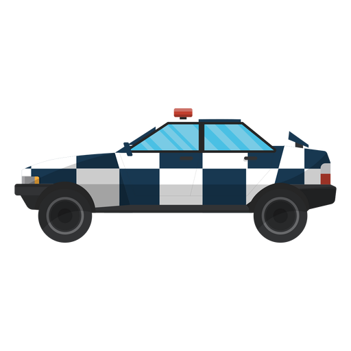 Car law police illustration PNG Design