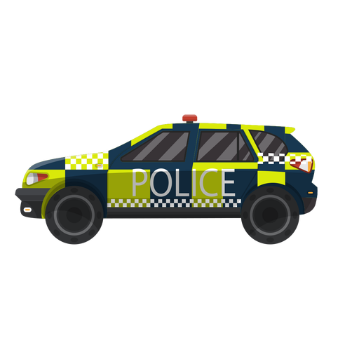 Design PNG E SVG De Caminhão De Carro De Polícia Para Camisetas