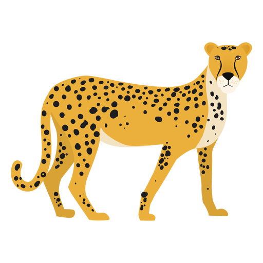 Gepard Illustration PNG-Design